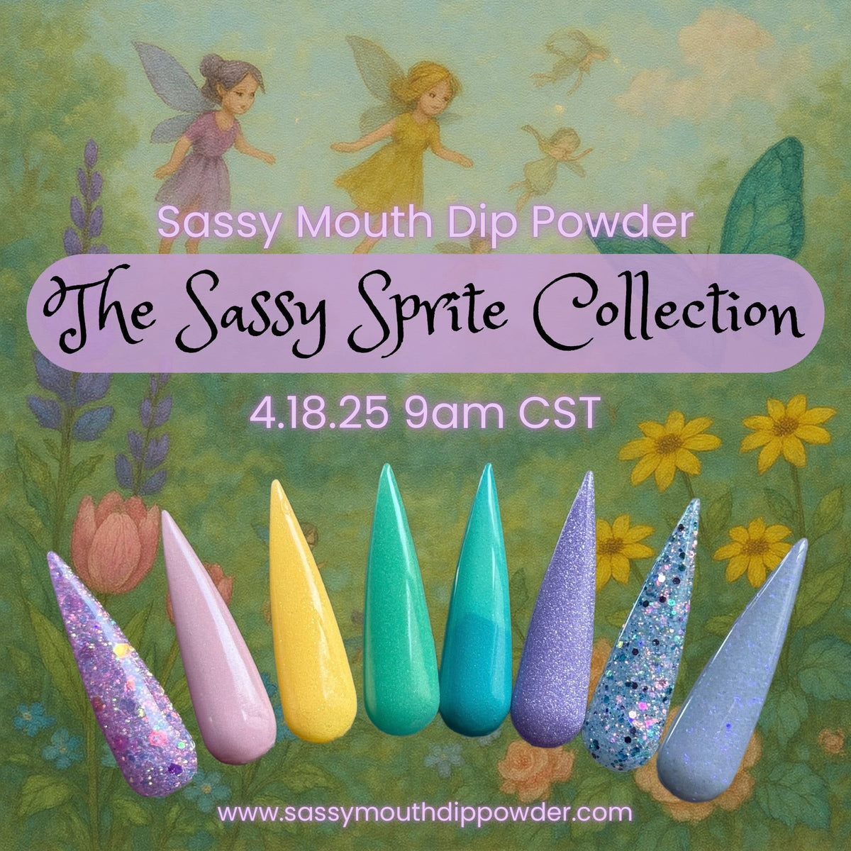 The Sassy Sprite Collection – Sassy Mouth Dip Powder